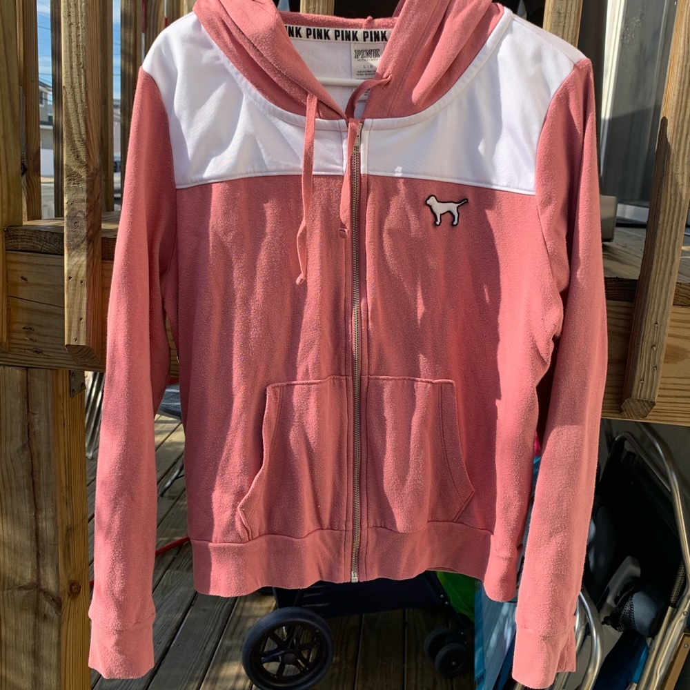 PINK (Victoria’s secret) zip up hoodie